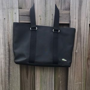 Black Lacoste tote in good conditions